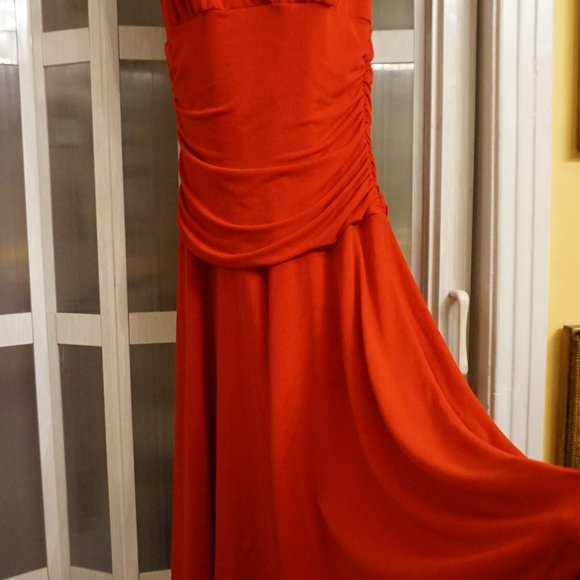 Splendid Red salsa style dress size M, bell skirt - Picture 8 of 16